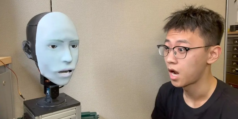 ახალი რობოტი ადამიანის სახის გამომეტყველებას იმეორებს 